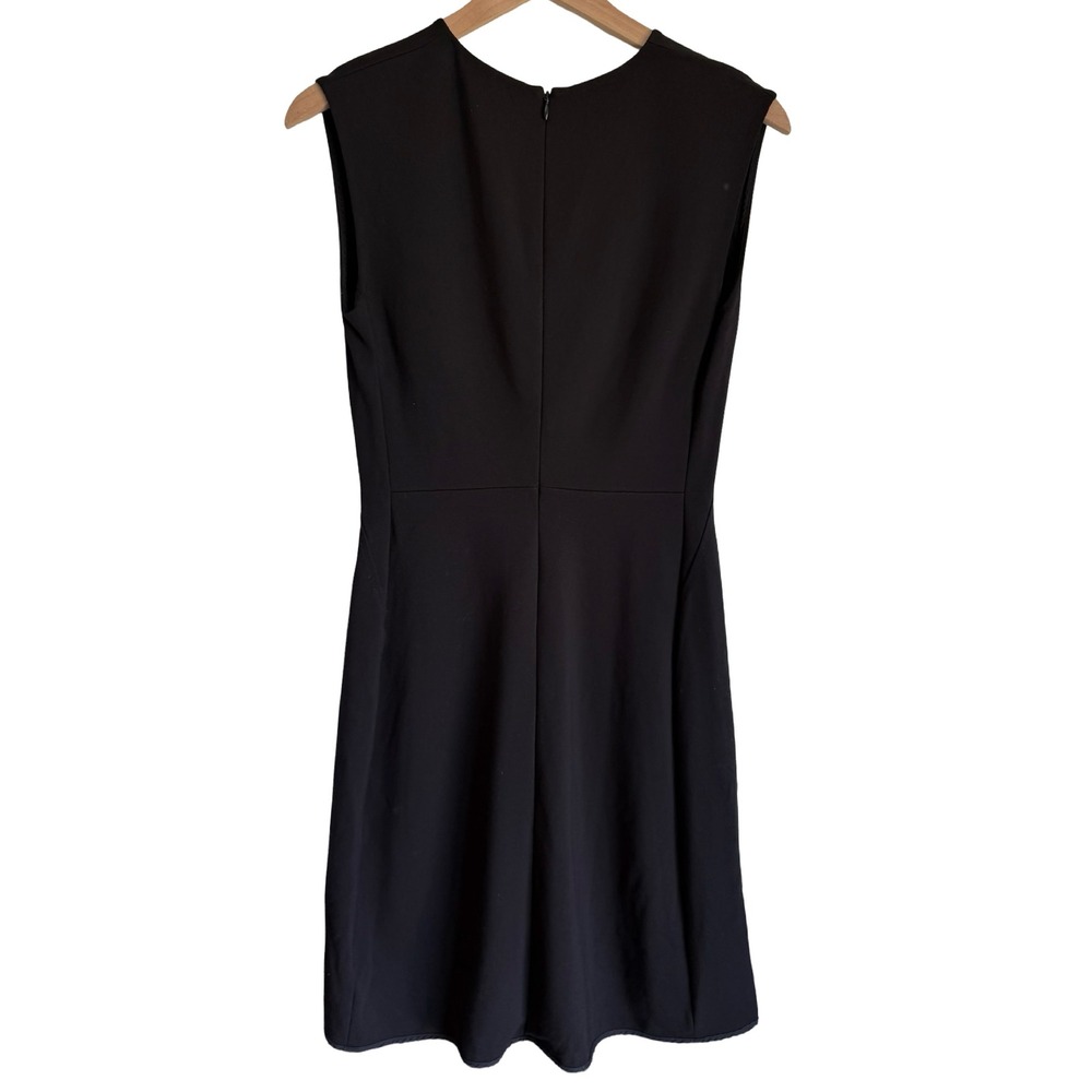 Everlane Black Sleeveless V-Neck Fit and Flare Mini Dress Size 2 - Picture 5 of 5